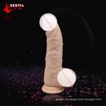 Dual Density Nicht Geruch Silikon Big Dick Dong Penis Weiblicher Sex Dildo (DYAST395)